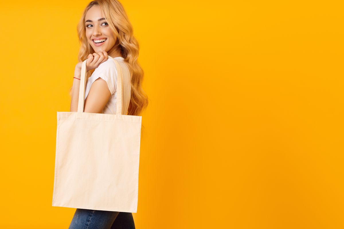 borsa riutilizzabile per lo shopping