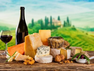 Formaggi e vivi italiani