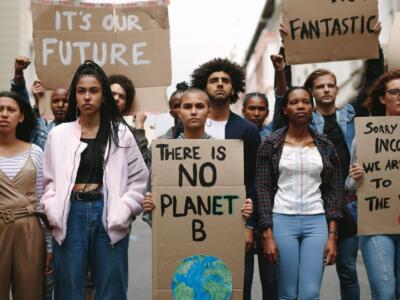 Giovani attivisti per il cambiamento climatico