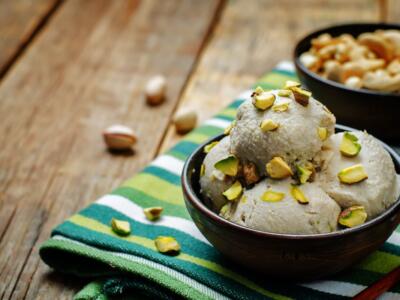 Un gelato al pistacchio