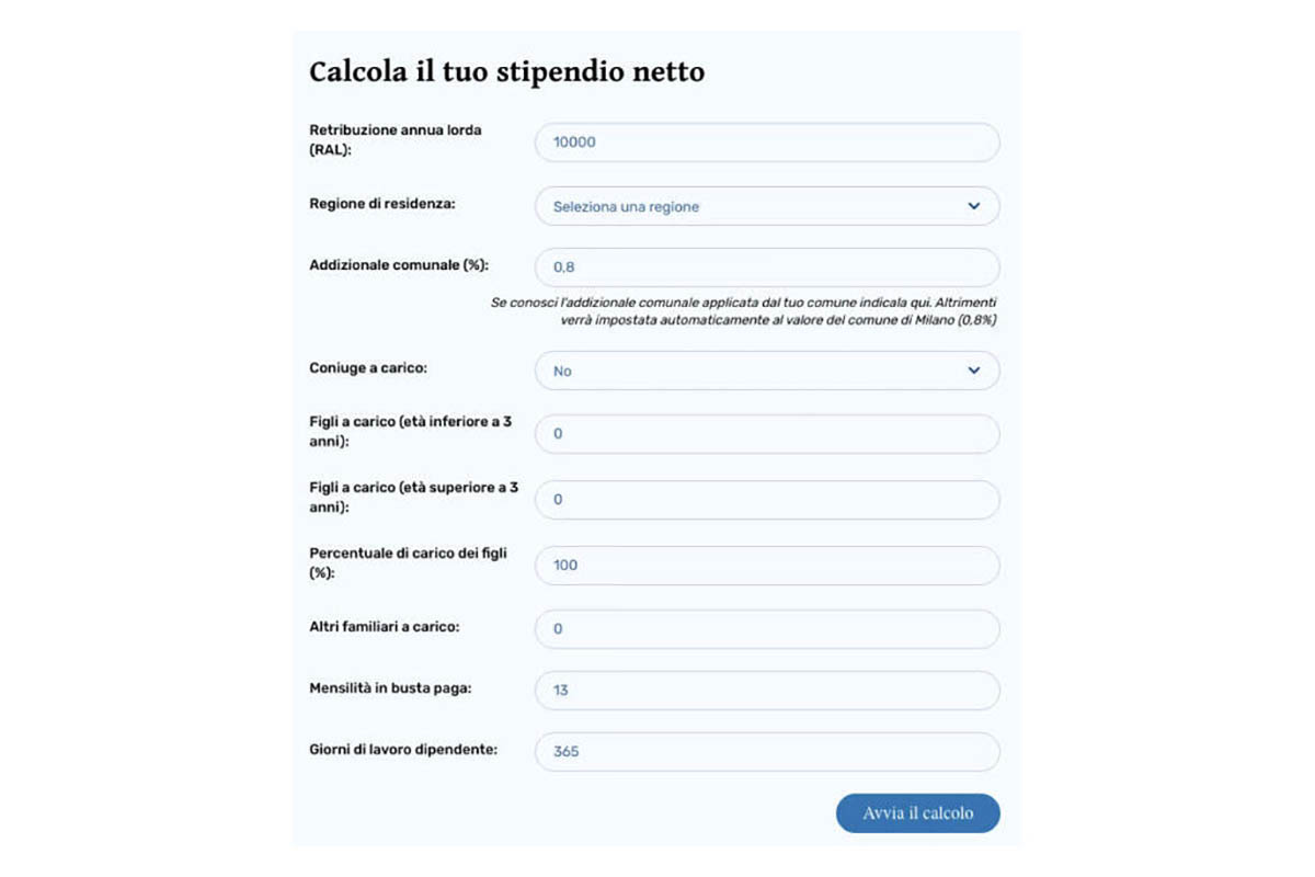 Come Effettuare Il Calcolo Dello Stipendio Netto A Partire Dal Lordo