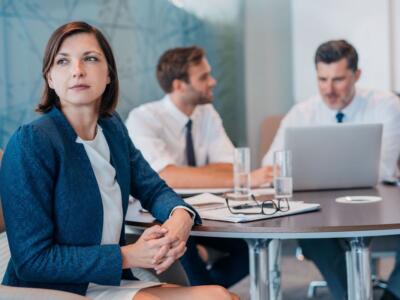Una donna in azienda