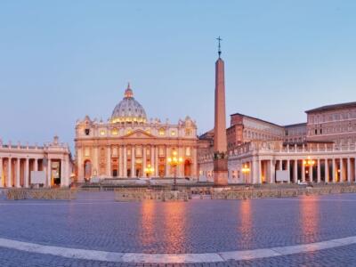 Vista panoramica di città del Vaticano