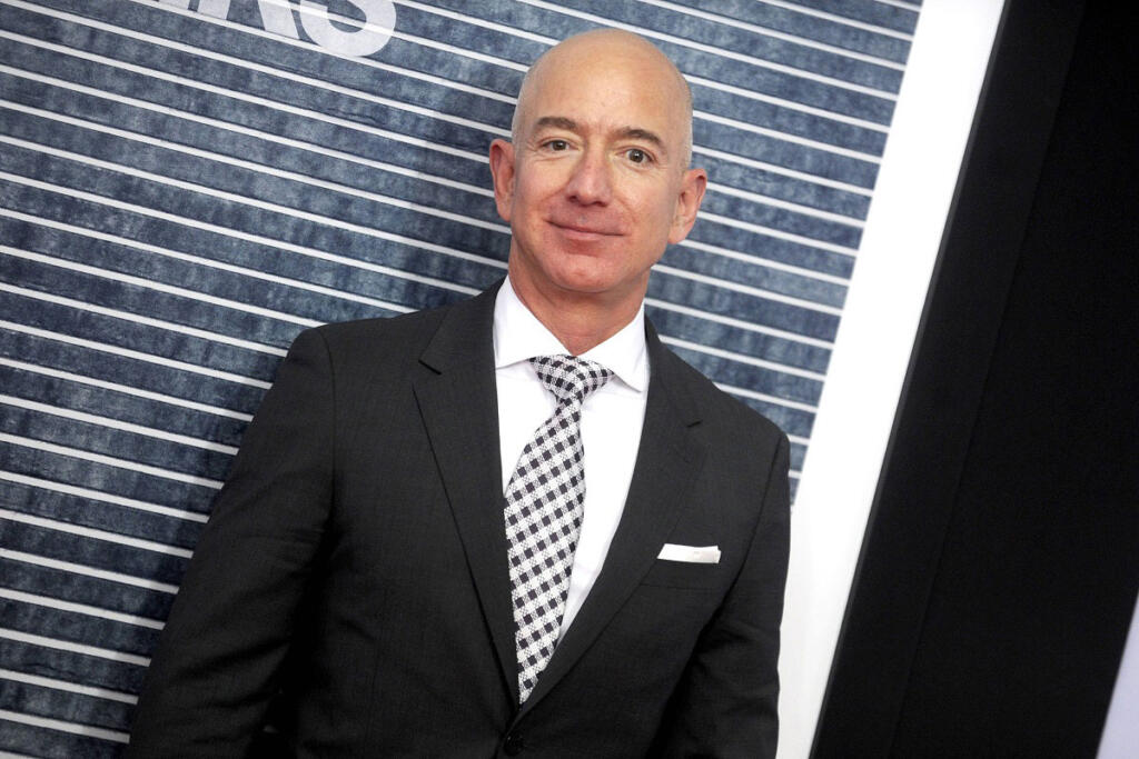 Un primo piano di Jeff Bezos