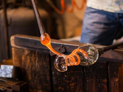 La lavorazione del vetro di Murano