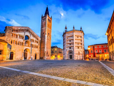 Piazza del Duomo a Parma