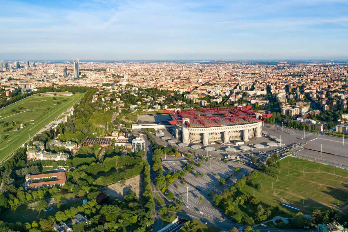 Una panoramica di San Siro