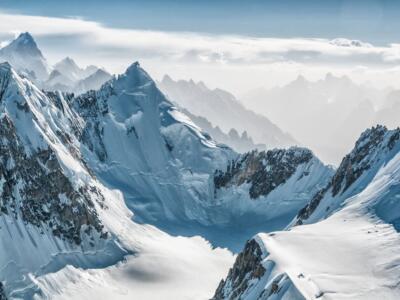 La vista dal campo III sul Gasherbrum II