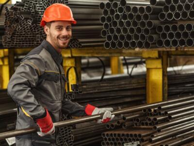 Un operaio dell'acciaio