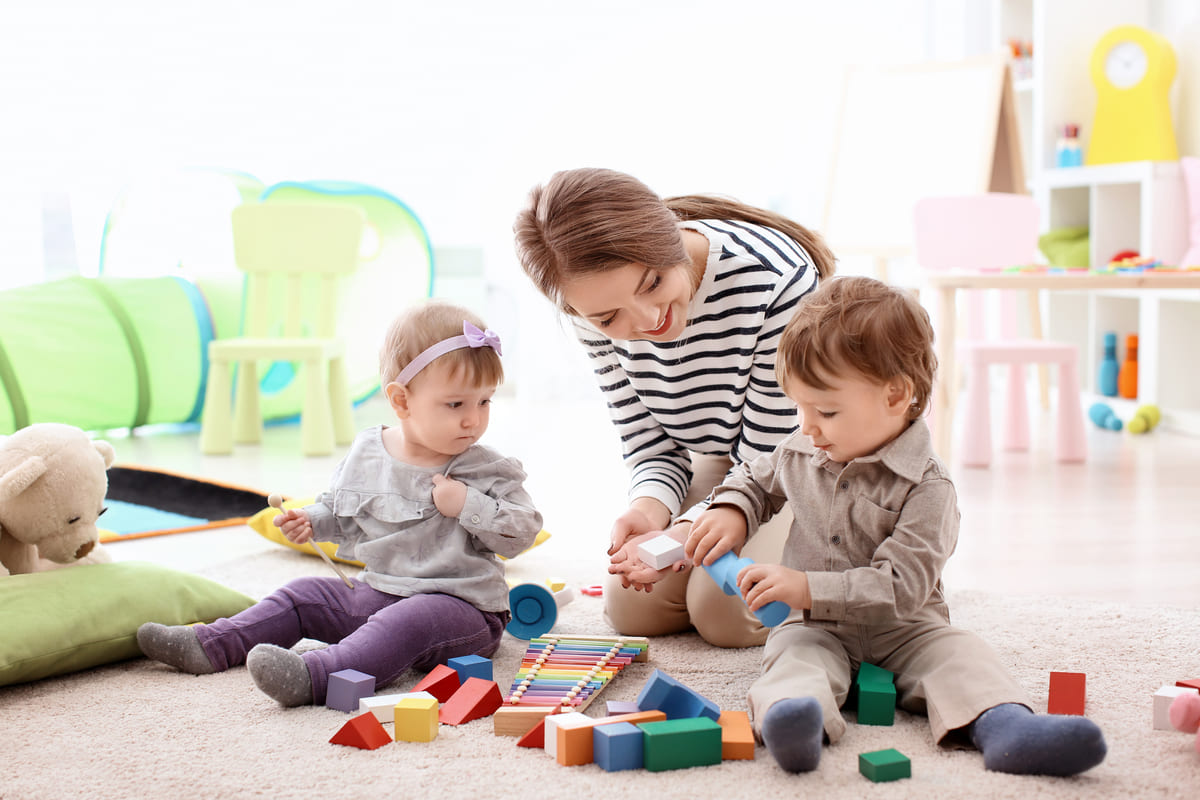 Babysitter con bambini