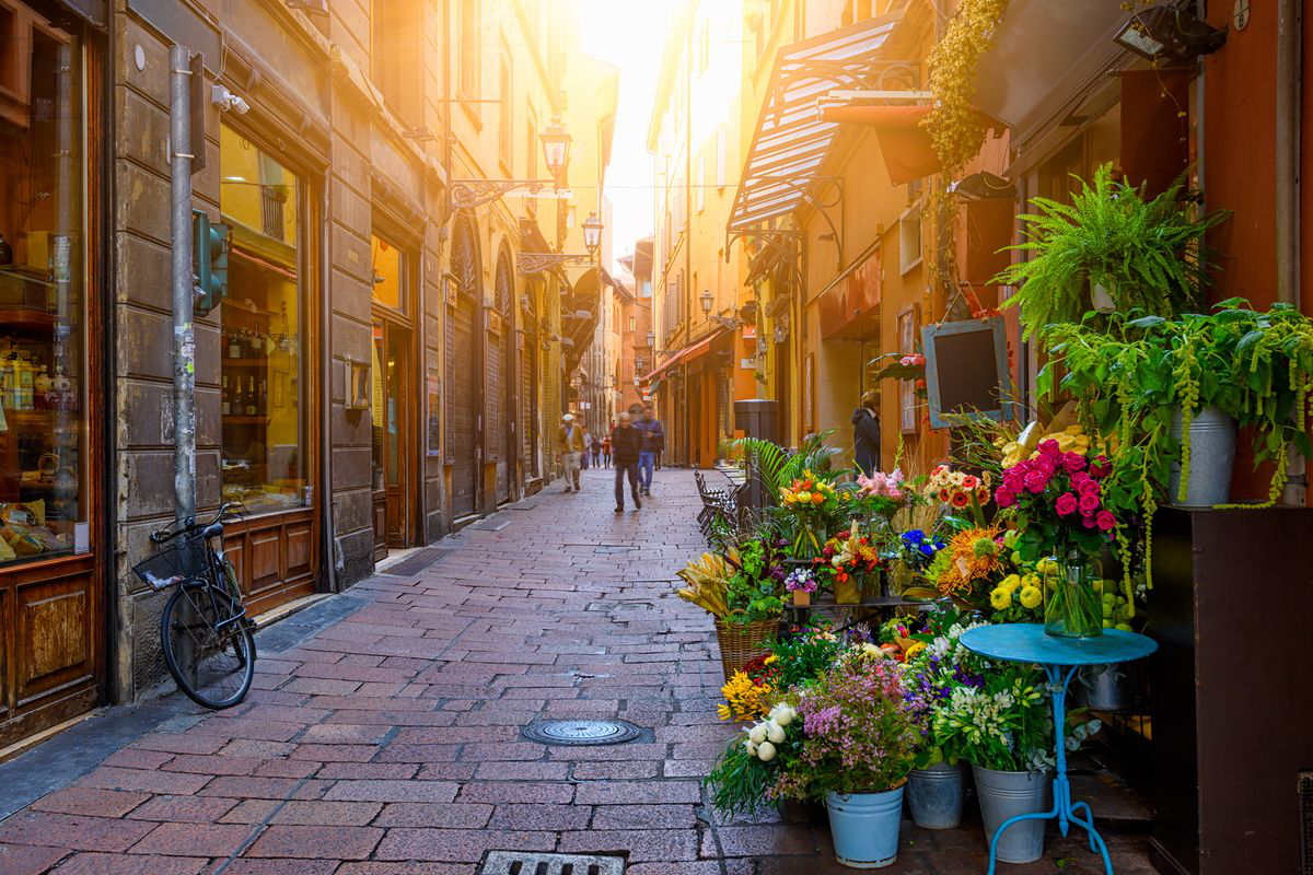 Una stradina di Bologna