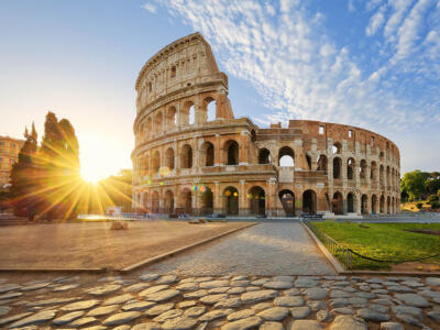 roma colosseo panorama