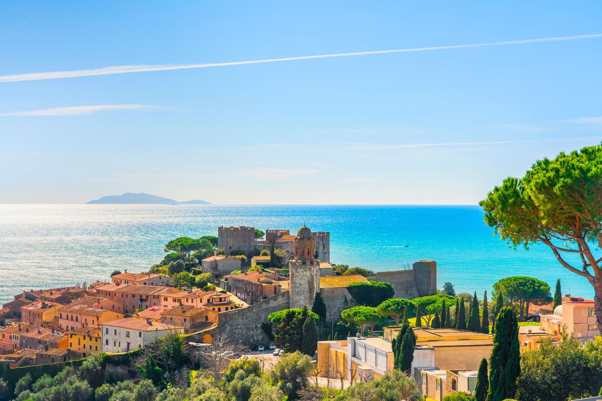 panoramica maremma mare