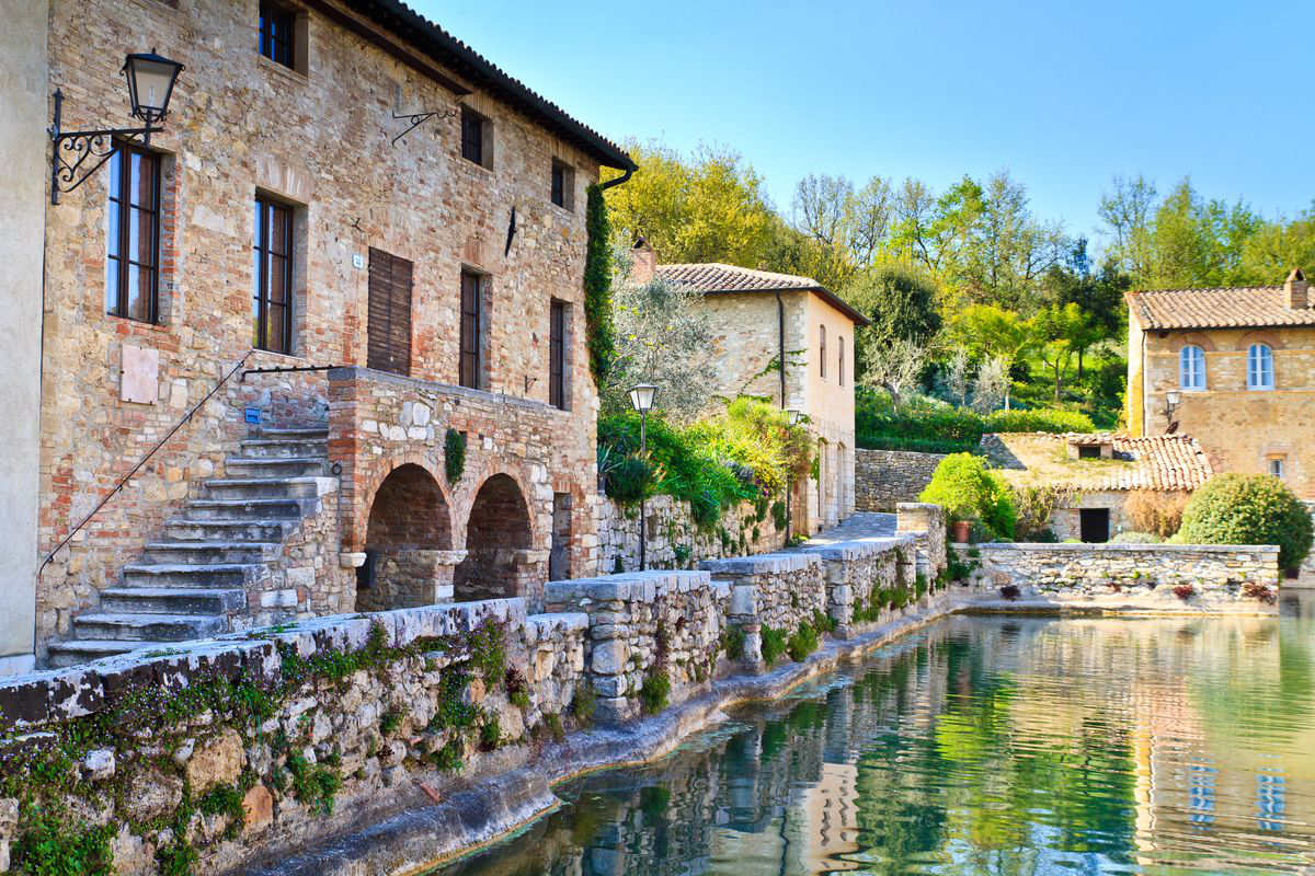 Il borgo medievale di Bagno Vignoni