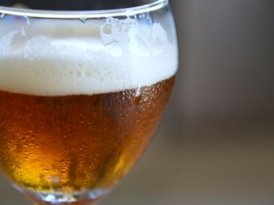 Un bicchiere di birra