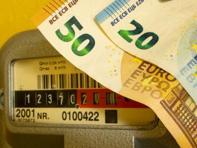 Un contatore del gas e 70 euro