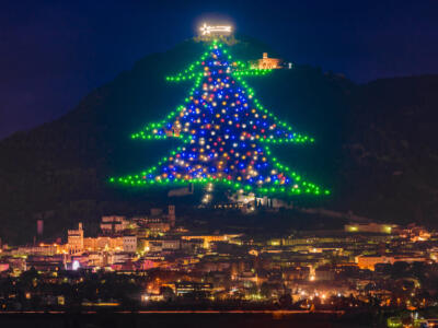 Albero di Natale a Gubbio