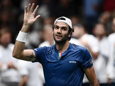 Un primo piano di Matteo Berrettini