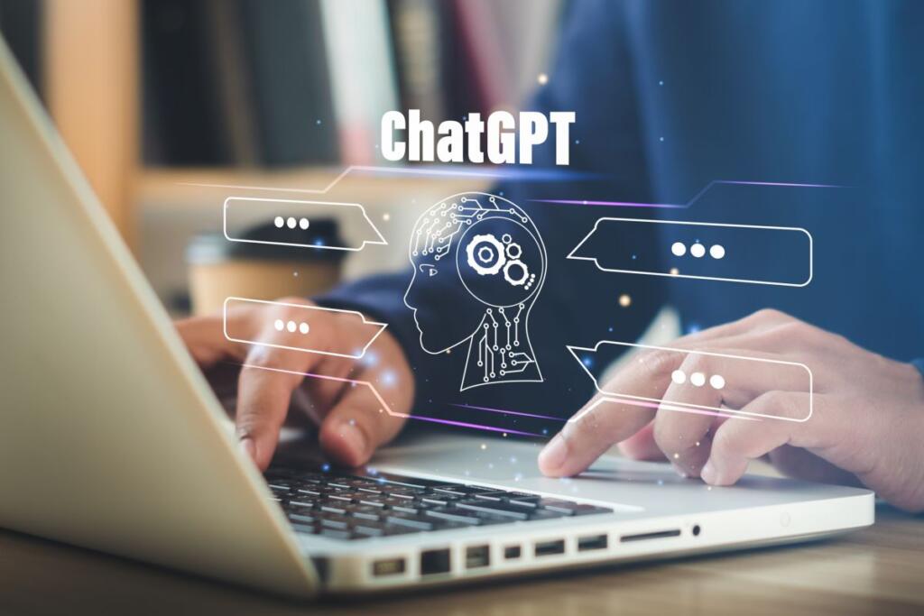 Un utente usa ChatGPT