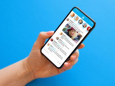 smartphone commenti social app