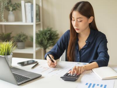 conti calcolatrice dati grafico