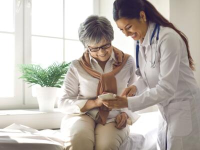 Dottoressa e paziente