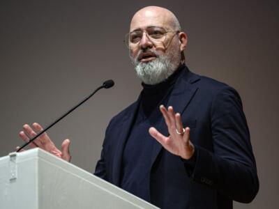 Un primo piano di Stefano Bonaccini