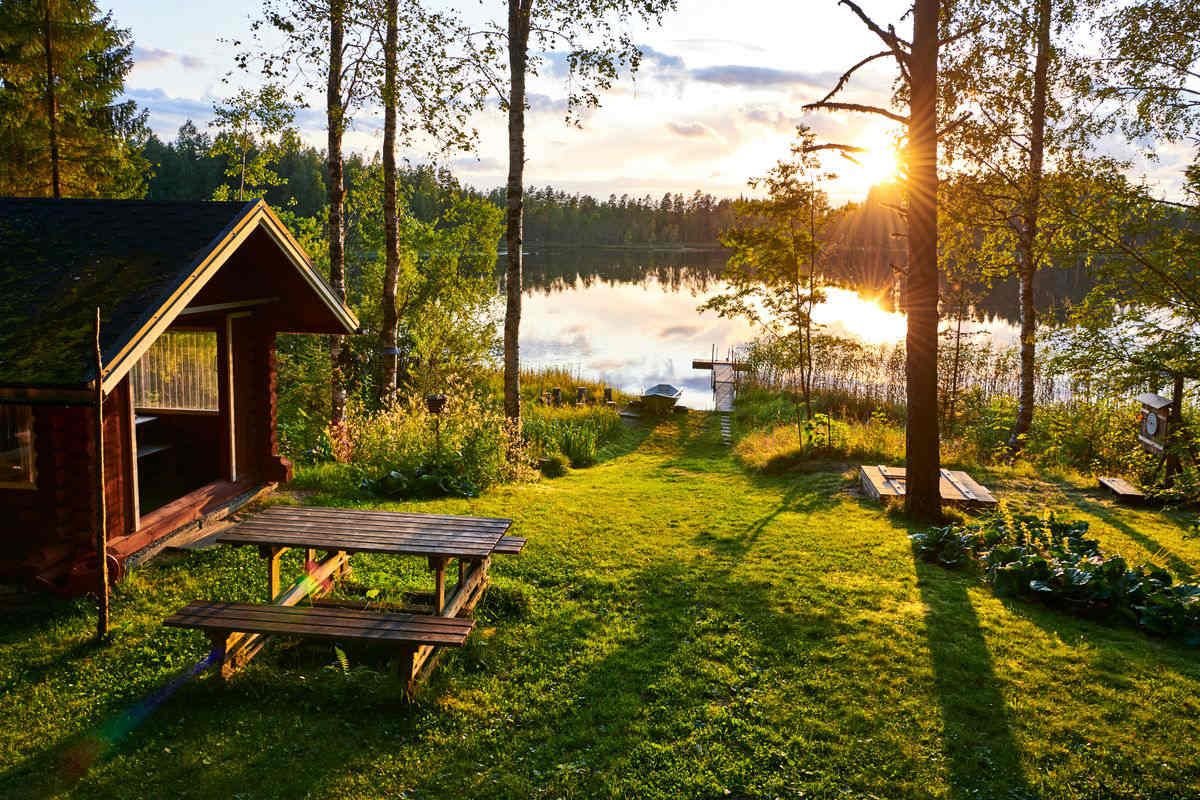 Casa sul lago in Finlandia