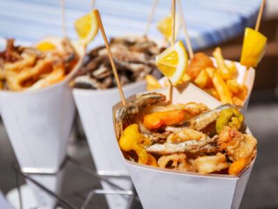 Il cuoppo di mare fritto