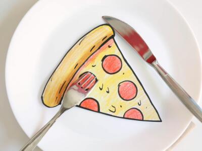 Pizza disegnata
