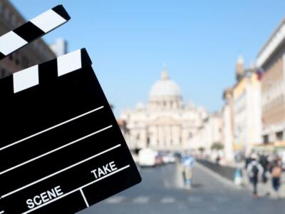 Una produzione cinematografica gira a Roma