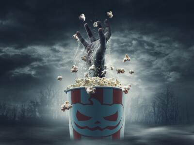 Popcorn con mano horror
