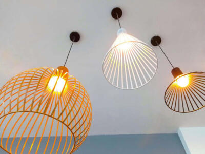 Lampadari colorati illuminazione soffitto