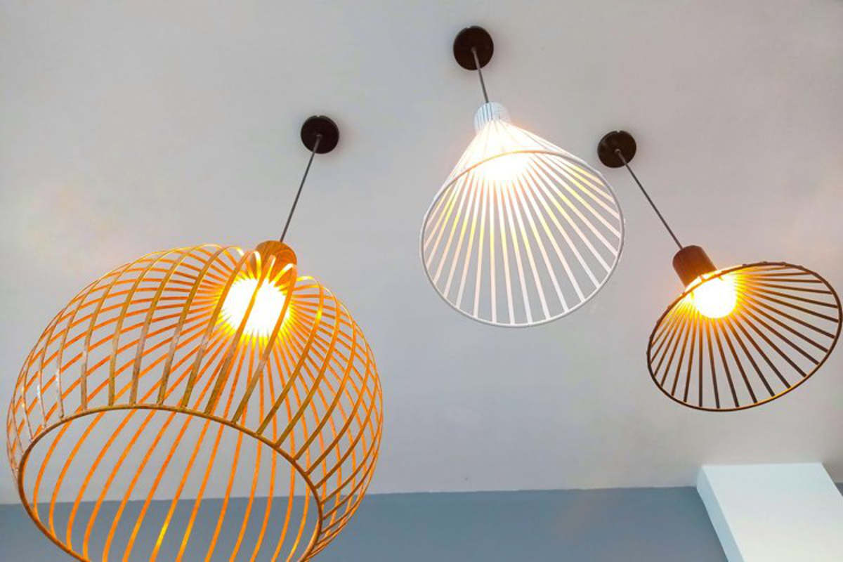 Lampadari colorati illuminazione soffitto