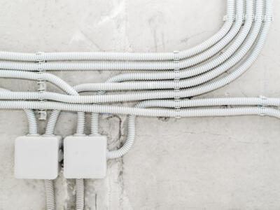 Scatole derivazione elettricità