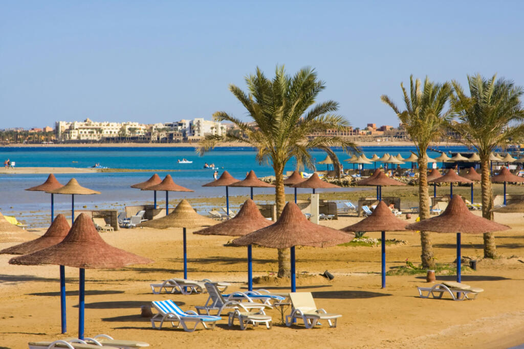 Spiaggia Sharm El Sheikh Egitto mare villaggio turistico