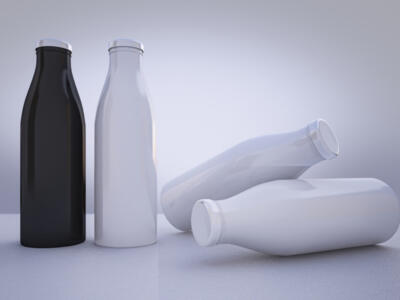 Borracce da personalizzare bianche e nere