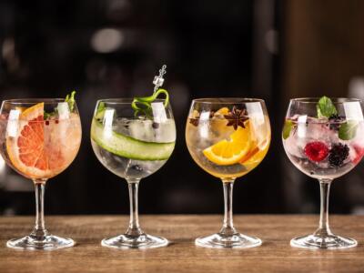 Cocktail bicchieri frutta