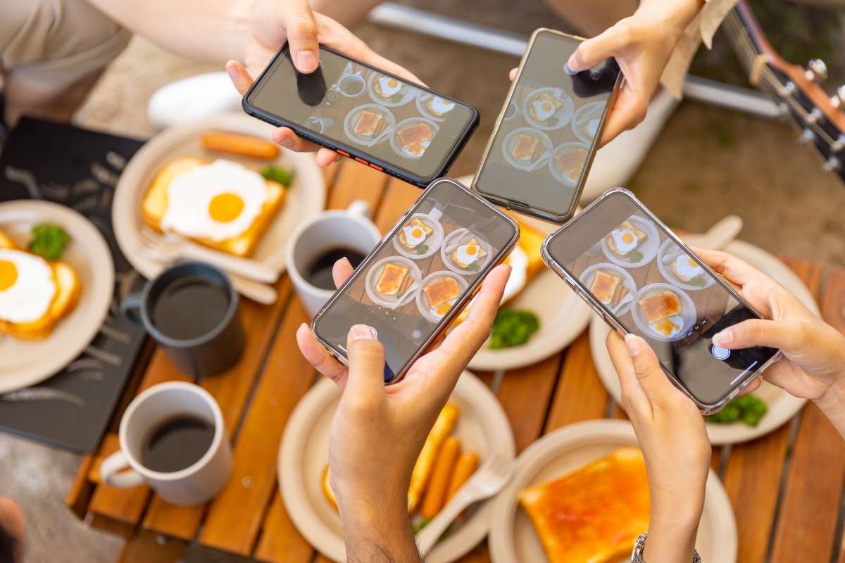 Fotografare cibo al ristorante