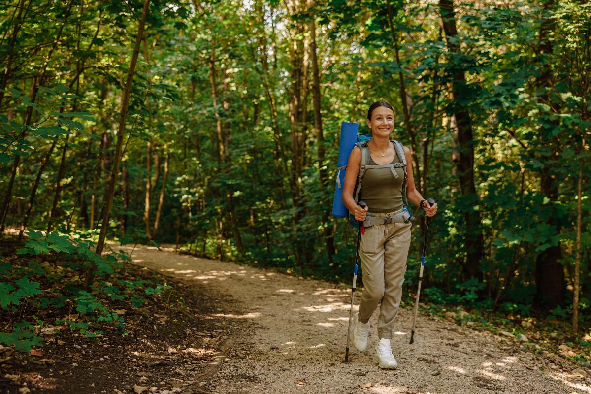 Trekking nella natura