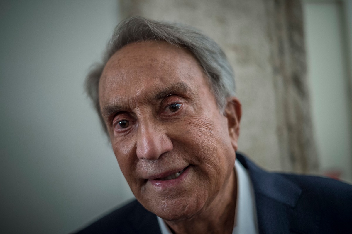 Roma, 23 settembre 2015: Emilio Fede presenta il suo libro "Se tornassi ad Arcore".