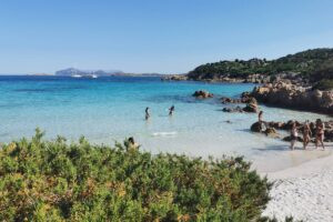 La spiaggia del Principe di Arzachena in Sardegna