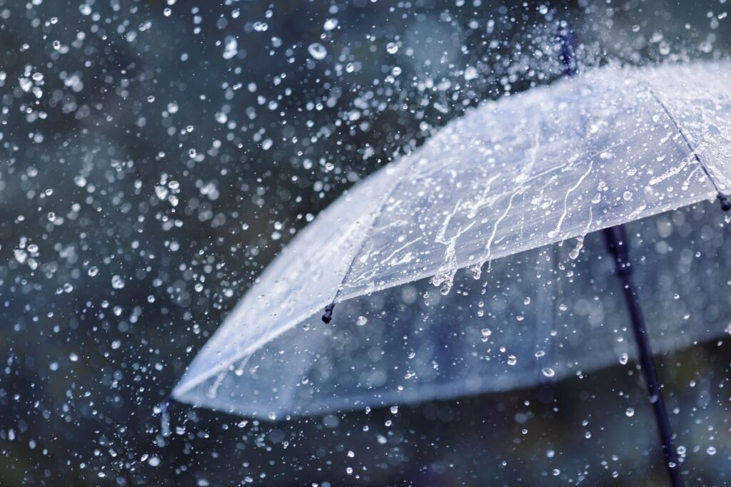 Condizione climatica piovosa
