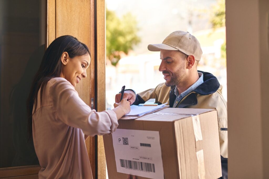 Recapito pacco da acquisto online