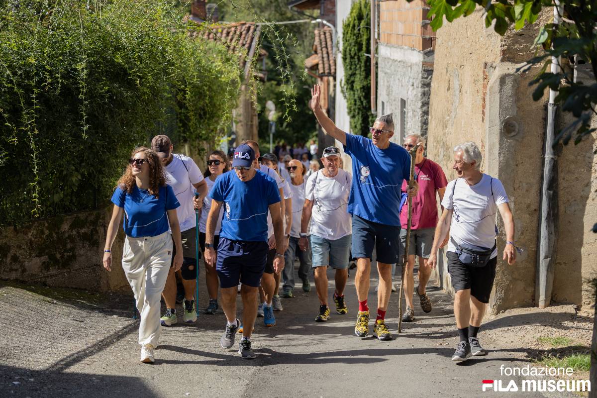 Francesco “Ciccio” Graziani, Andrea “Lucky” Lucchetta e Alessandra Chillemi, ambassador di Fondazione FILA Museum, hanno partecipato come ospiti d’eccezione a Wonnie in Giro 2025.
