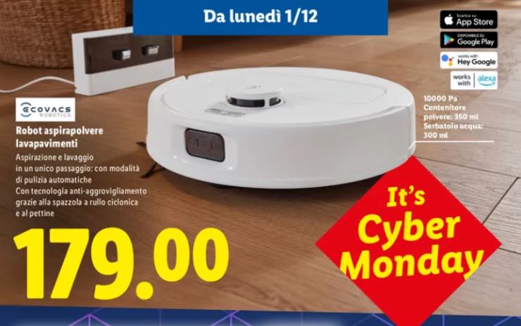 Robot aspira polveri