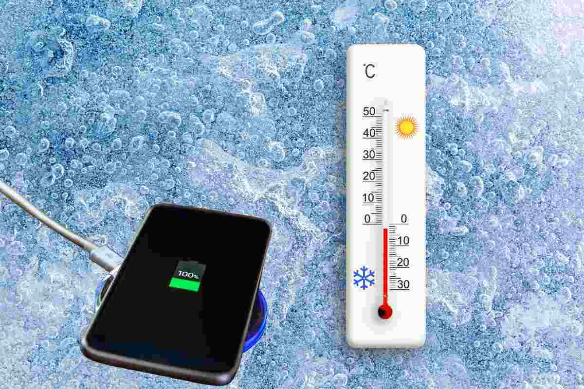 il freddo e la batteria dello smartphone