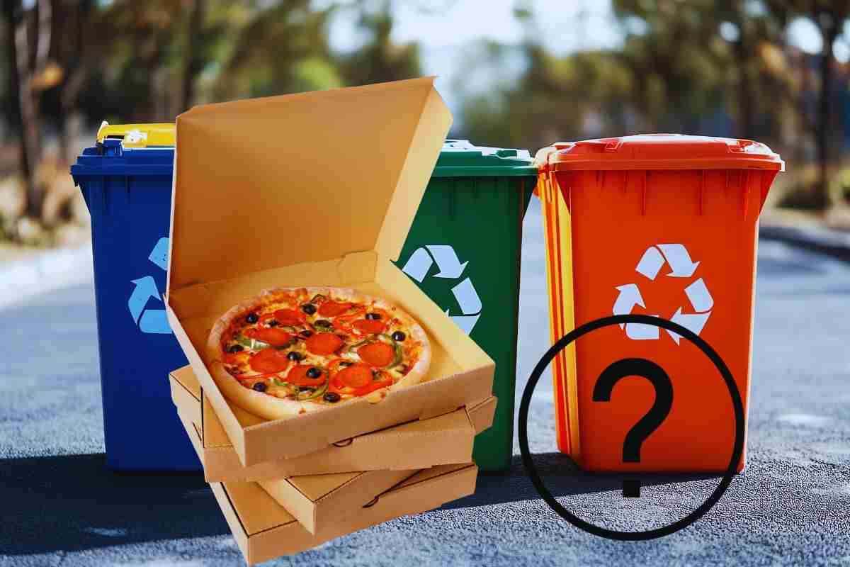 le regole per smaltire correttamente il cartone della pizza
