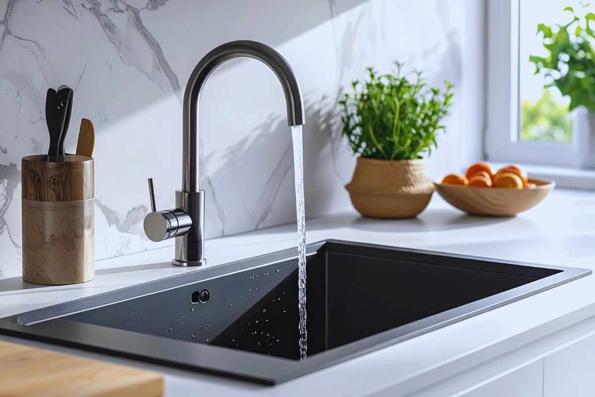 come risparmiare acqua con il lavello della cucina