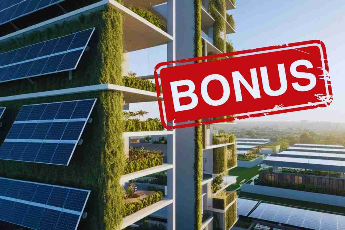 Il bonus per installare i panenlli solari sui balconi